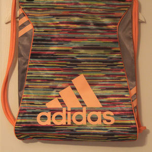 ADIDAS COLORFUL DRAWSTRING BAG